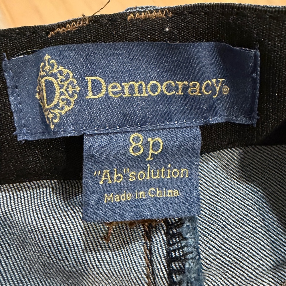 "Ab"solution Itty Bitty Bootcut Indigo Petite Jea… - image 3